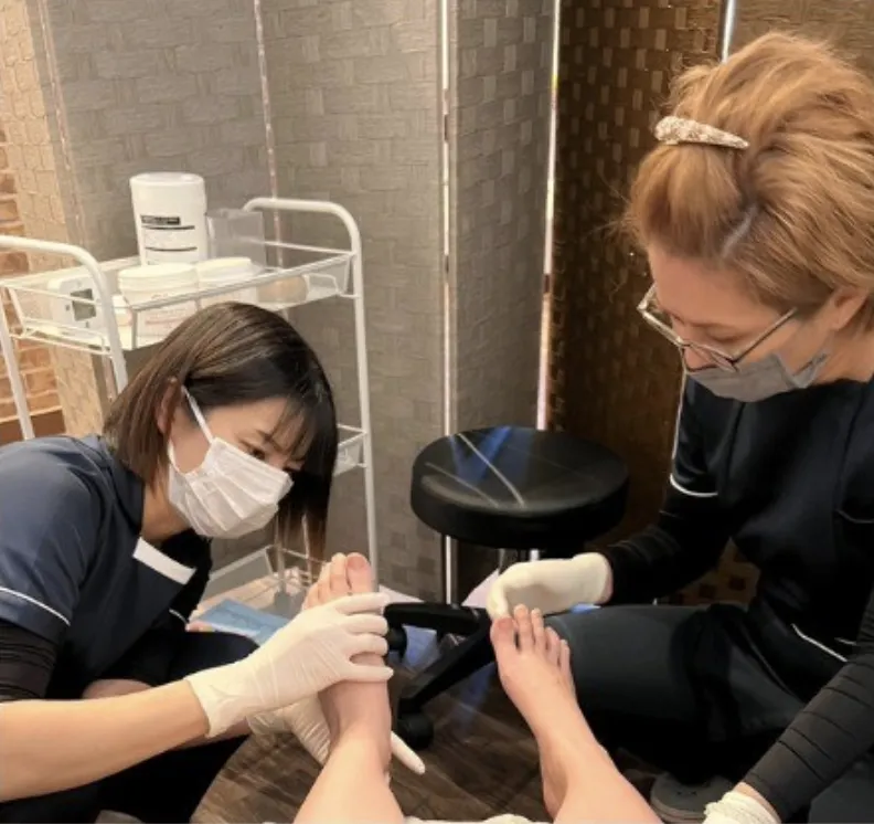 受講施術練習イメージ