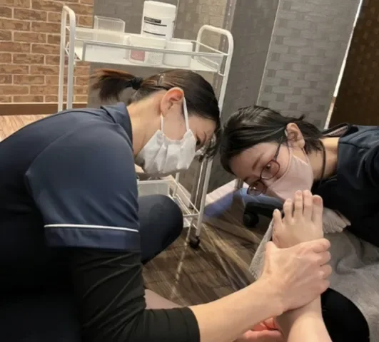 受講施術練習イメージ